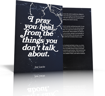 Mockup of I Pray You Heal book showing the front and back covers